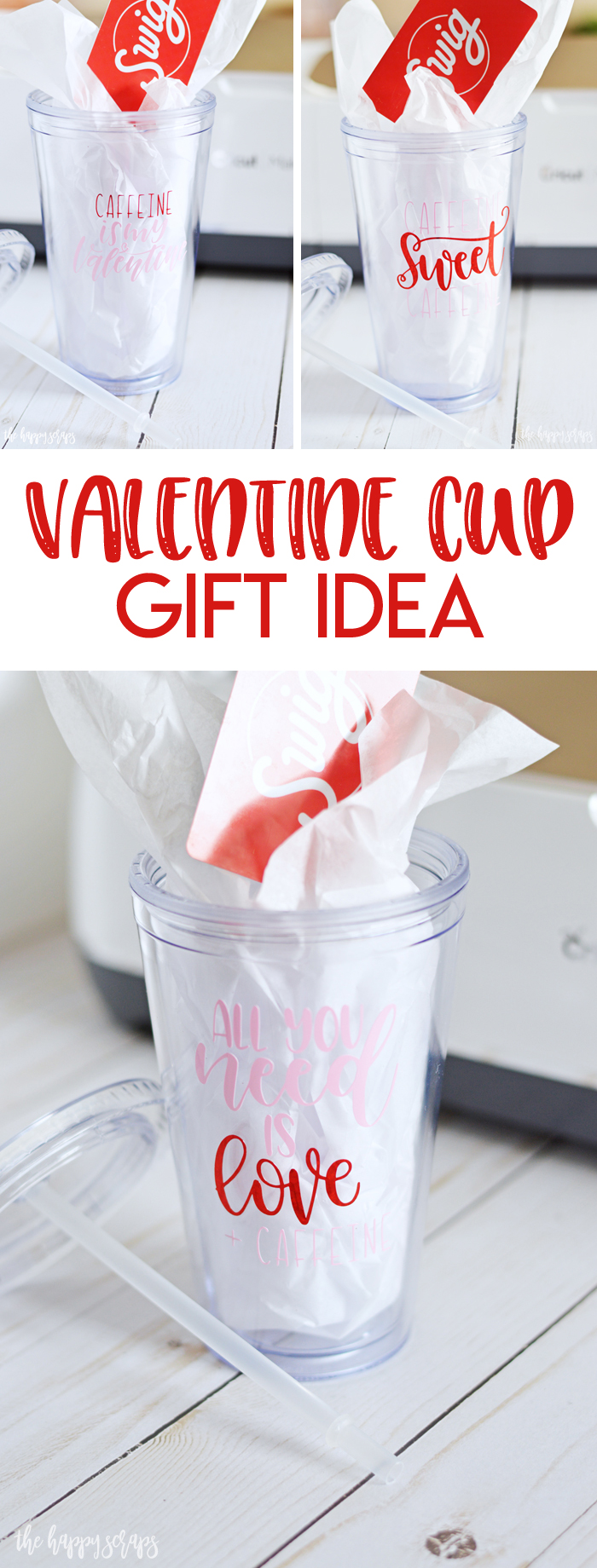 Valentine Cup Gift Idea - The Happy Scraps